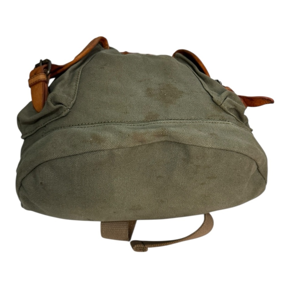 Pendleton Wool Canvas Leather Backpack Aztec Prin… - image 8